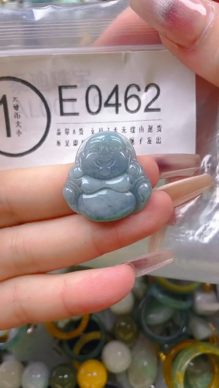 【闪购商品】翡翠颈饰未镶嵌/E/翡翠A货一图一物