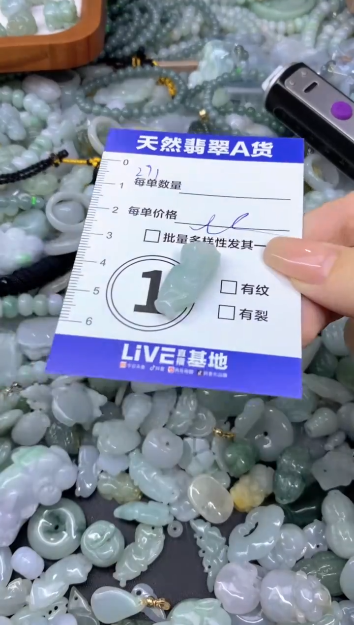 颈饰未镶嵌翡翠天然翡翠A货批量多样性发一件