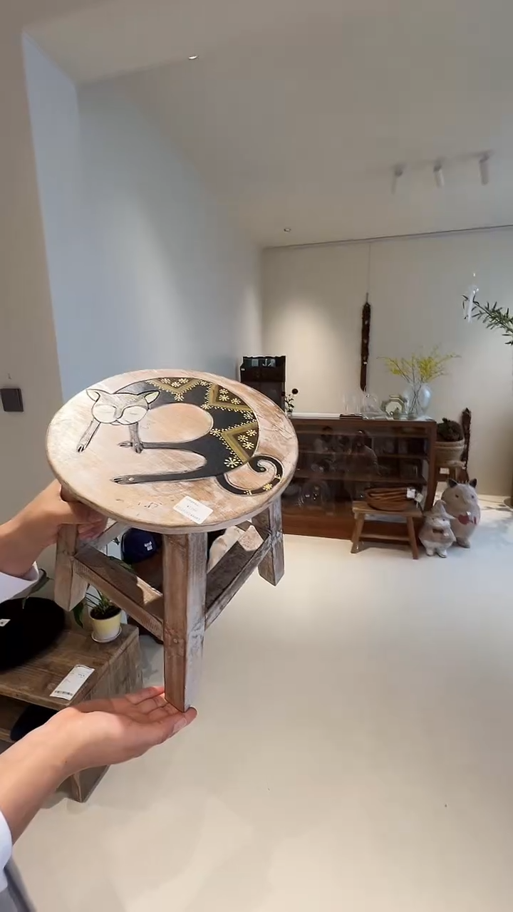 茶道摆件0000小凳子8083