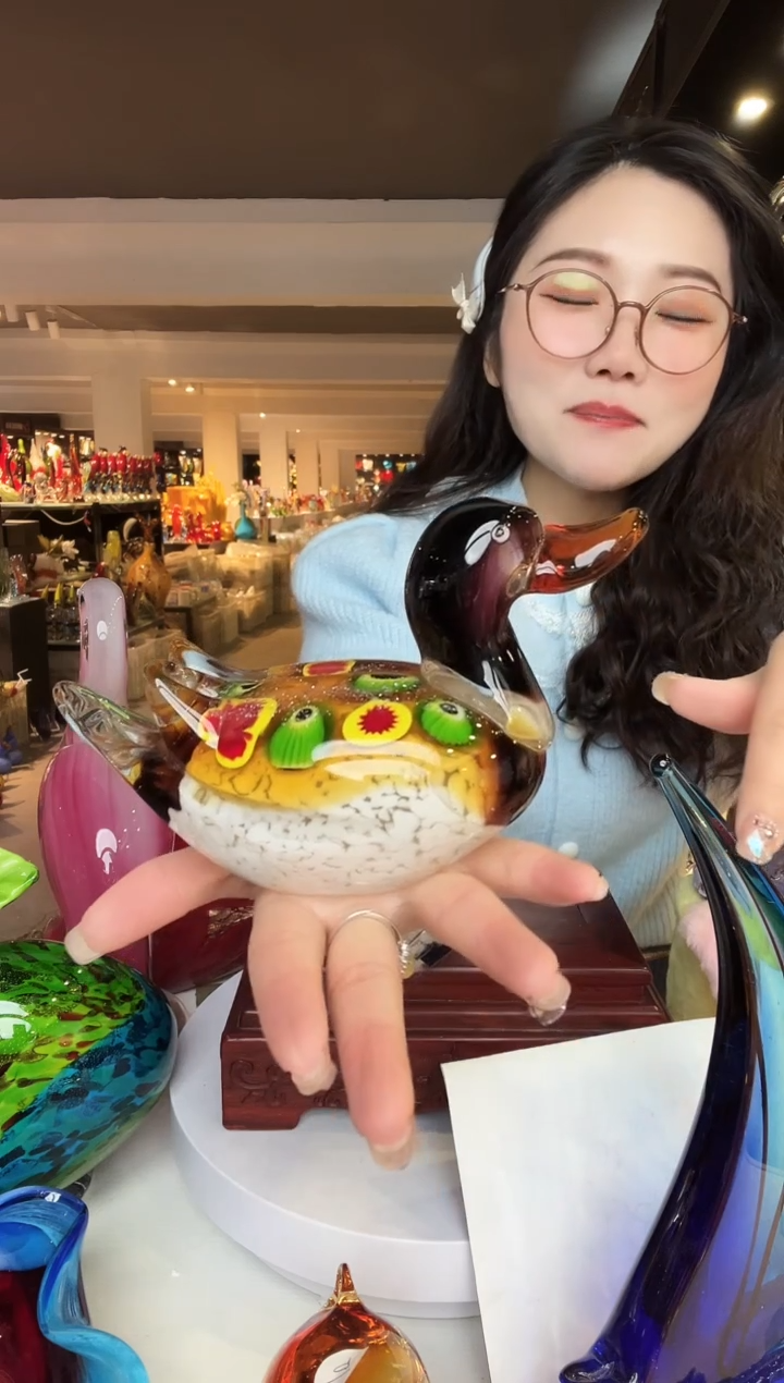 【闪购商品】茶盏琉璃摆件家居摆件