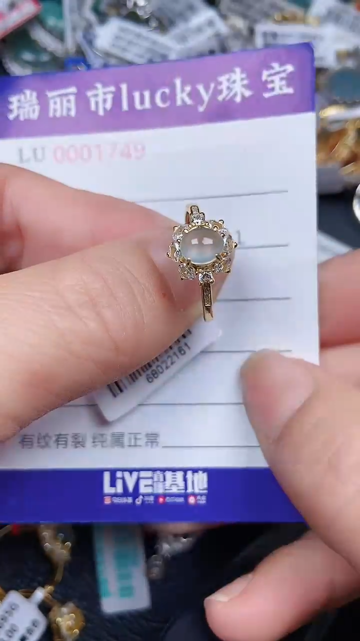 颈饰银S925镶嵌翡翠1749