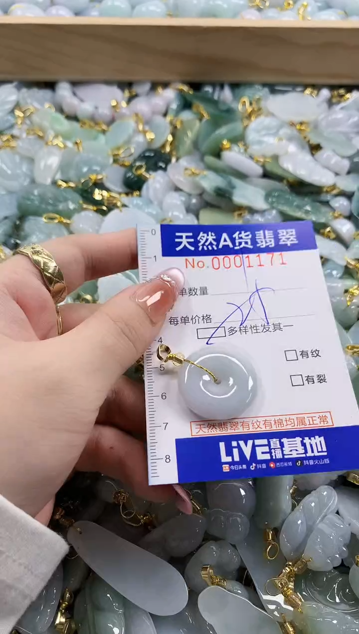 颈饰未镶嵌翡翠天然A货翡翠