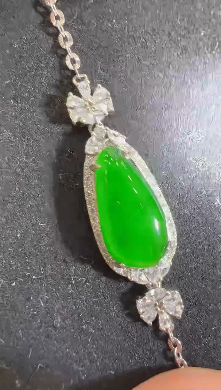 银S925镶嵌手链翡翠多样性团购发一件