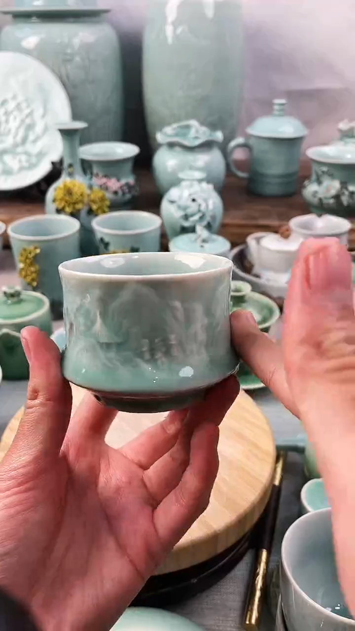 【闪购商品】特价 微瑕 慧仙青瓷