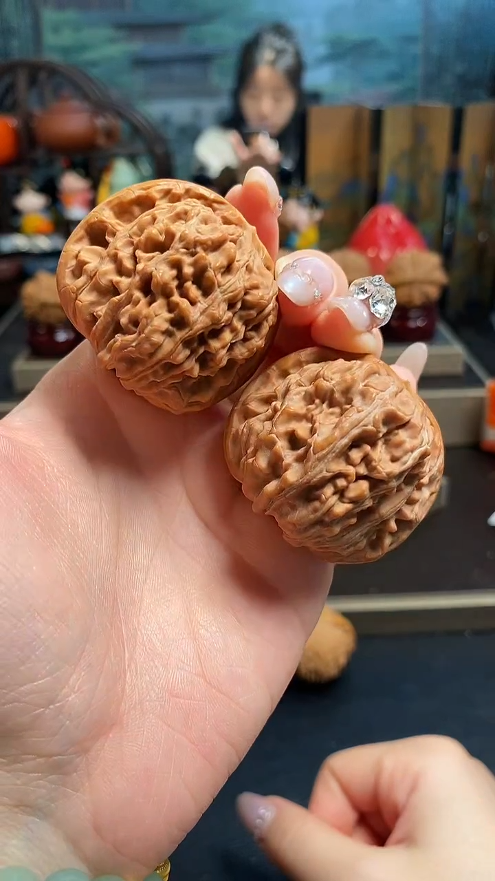【闪购商品】文玩核桃吊坠K116四座楼44