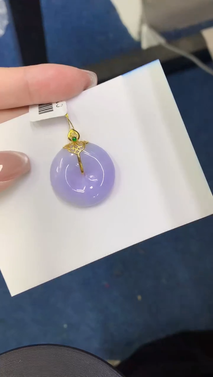 【闪购商品】翡翠颈饰18K金镶嵌00000000000
