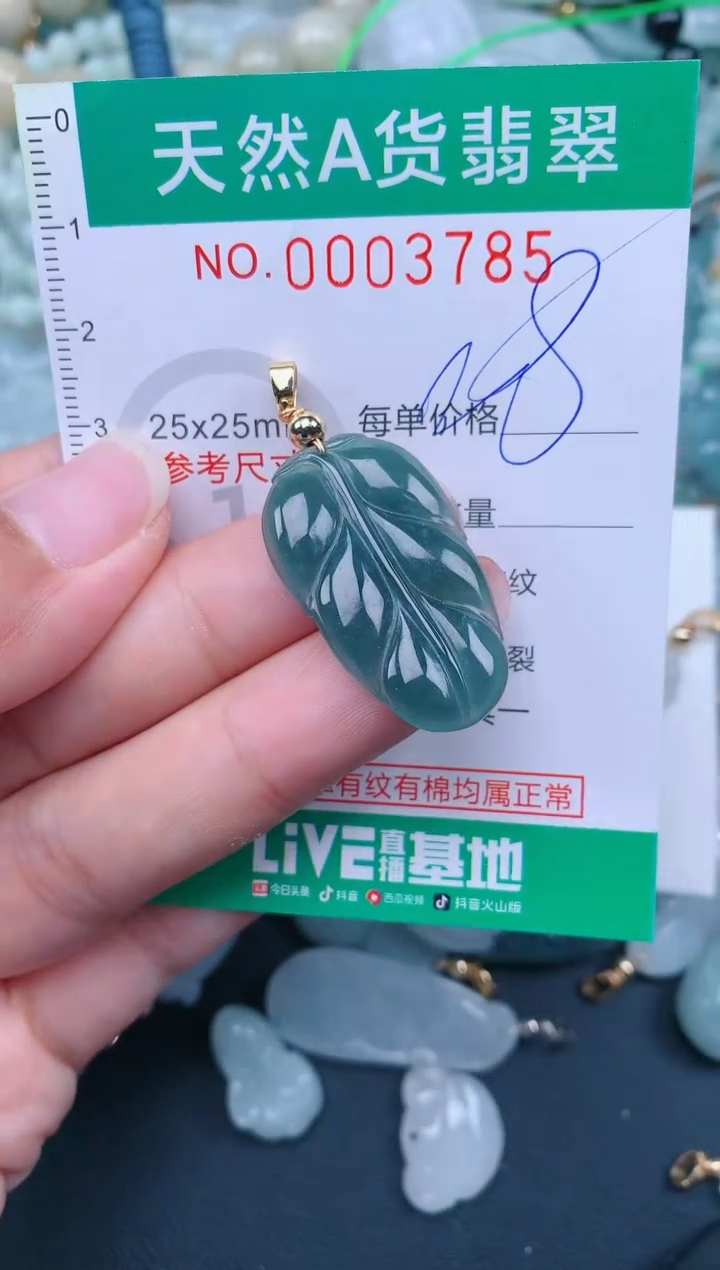 翡翠未镶嵌颈饰.0003785