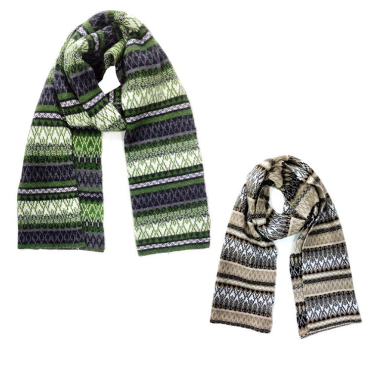 圣迪奥25年时尚费尔岛系列复古围巾S25483712