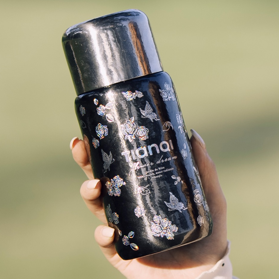 TIANQI天沏闲庭纯钛保温杯男女高颜值口袋杯随手杯便携车载水杯子