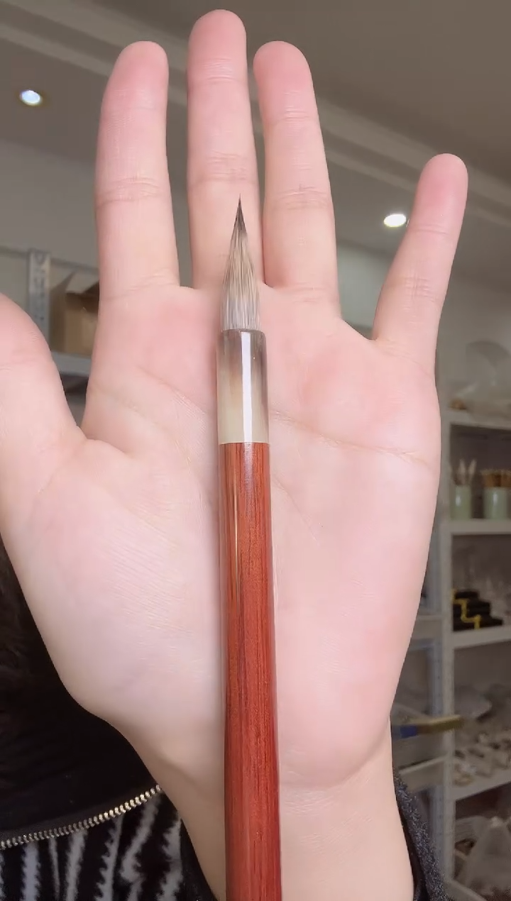 红木牛角斗紫毫出锋3.0