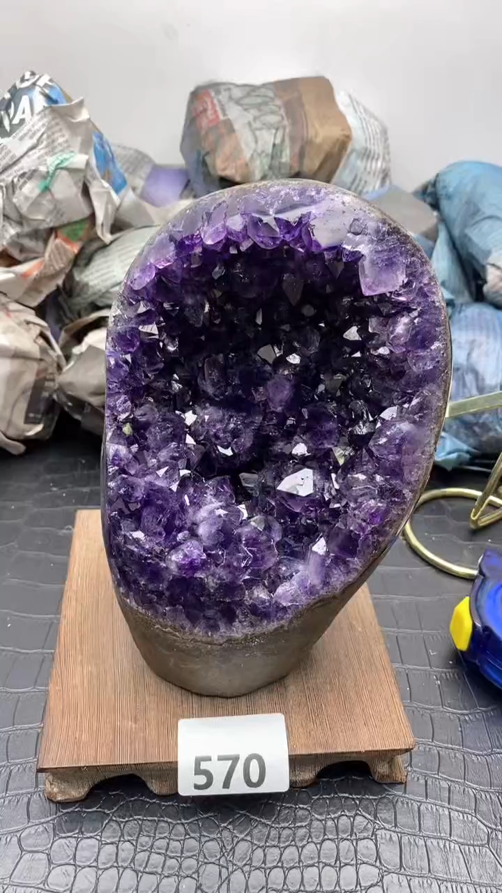 【闪购商品】紫晶1未镶嵌570号摆件