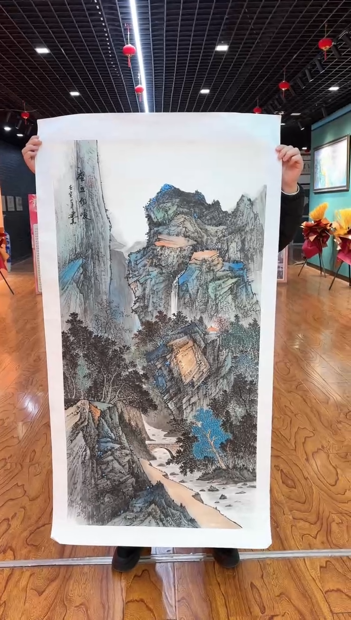 【闪购商品】国画周建真老师绘画作品14-15