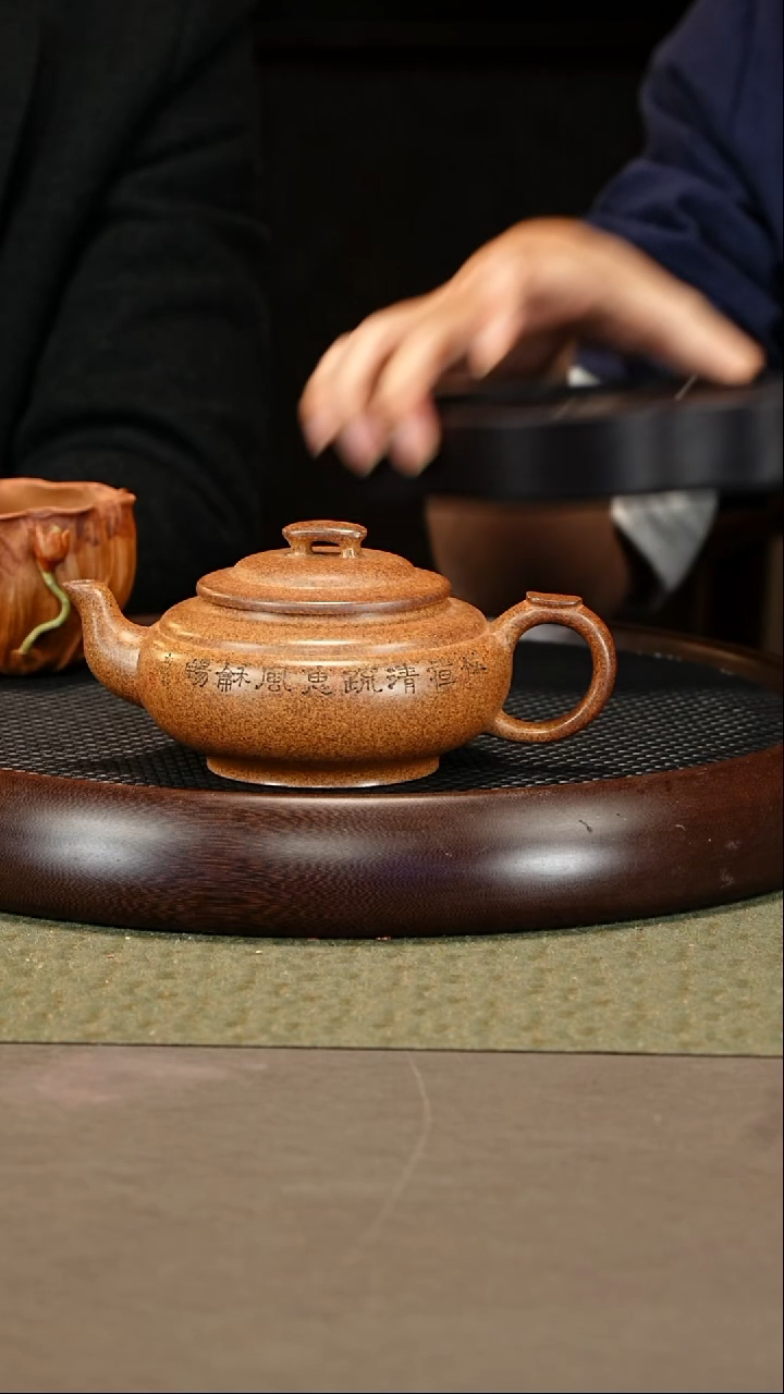 茶壶紫砂15 储立之 古玉金砂 上新桥 480cc