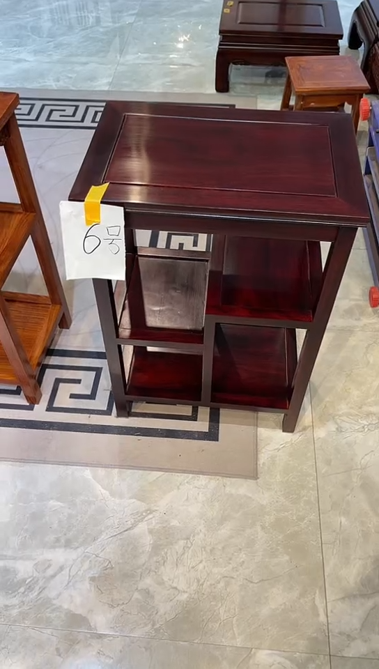 【闪购商品】黑酸枝木类成套家具置物架45*30*65