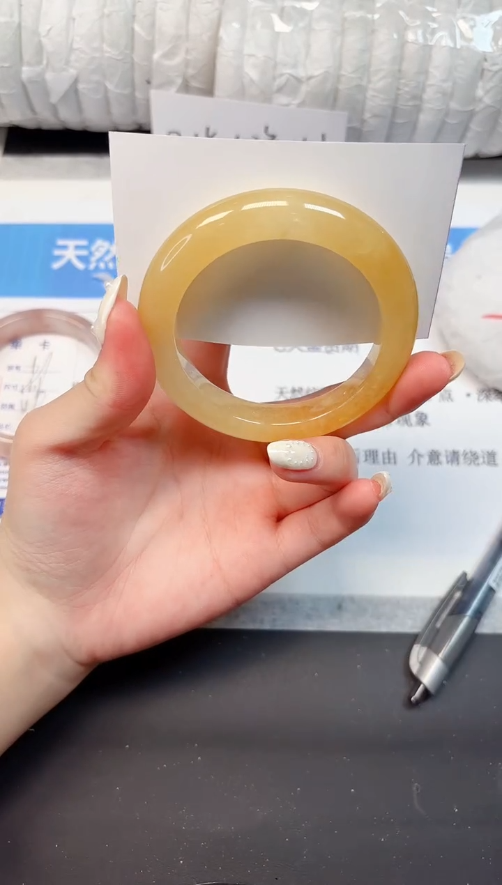 未镶嵌手镯石英质玉12-55HU