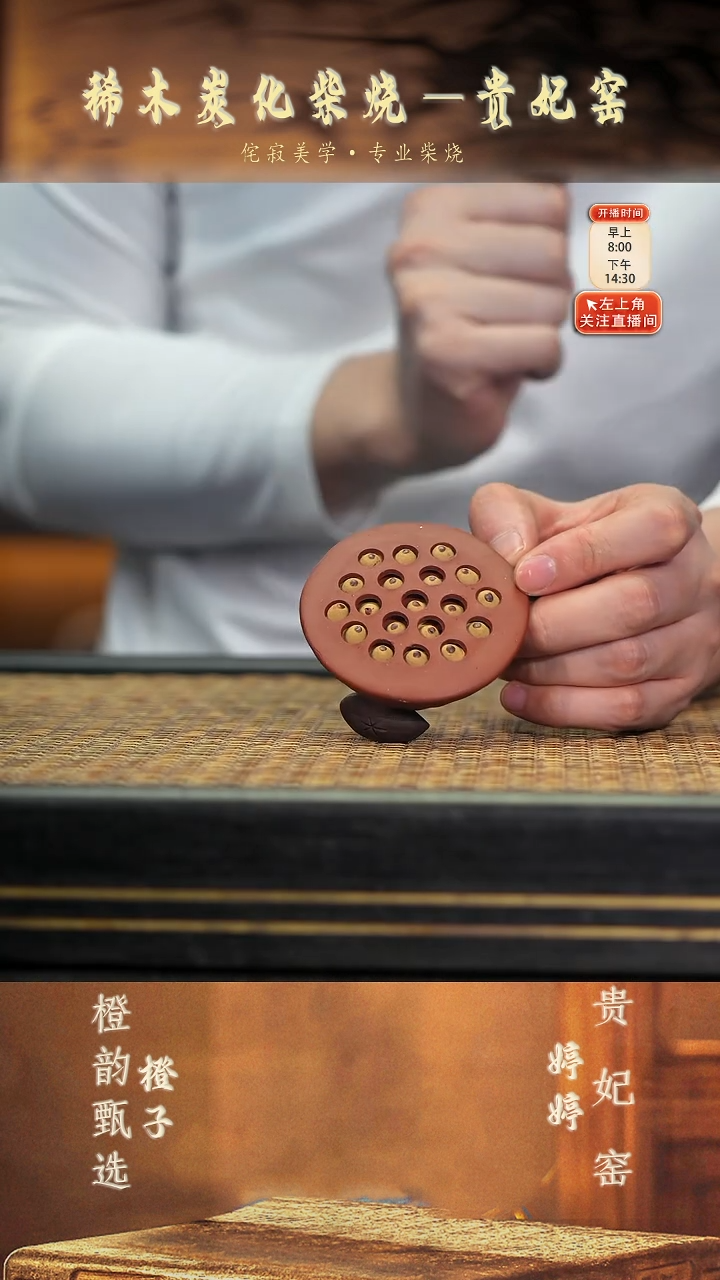 7莲子茶宠 紫砂红泥