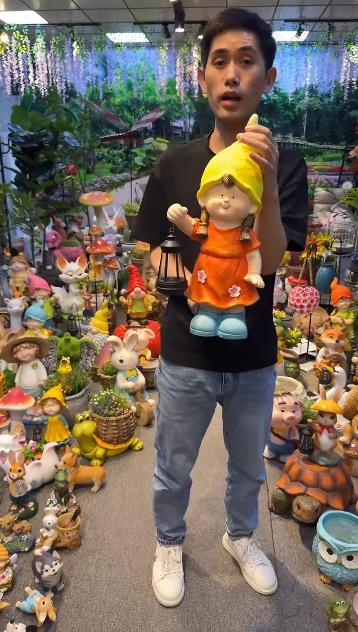 无花朵花园庭院摆件&00&