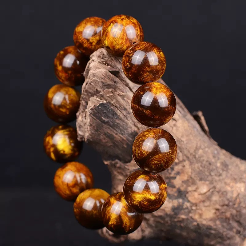 金丝檀海柳单圈手链文玩饰品佛珠念珠SH1001-M