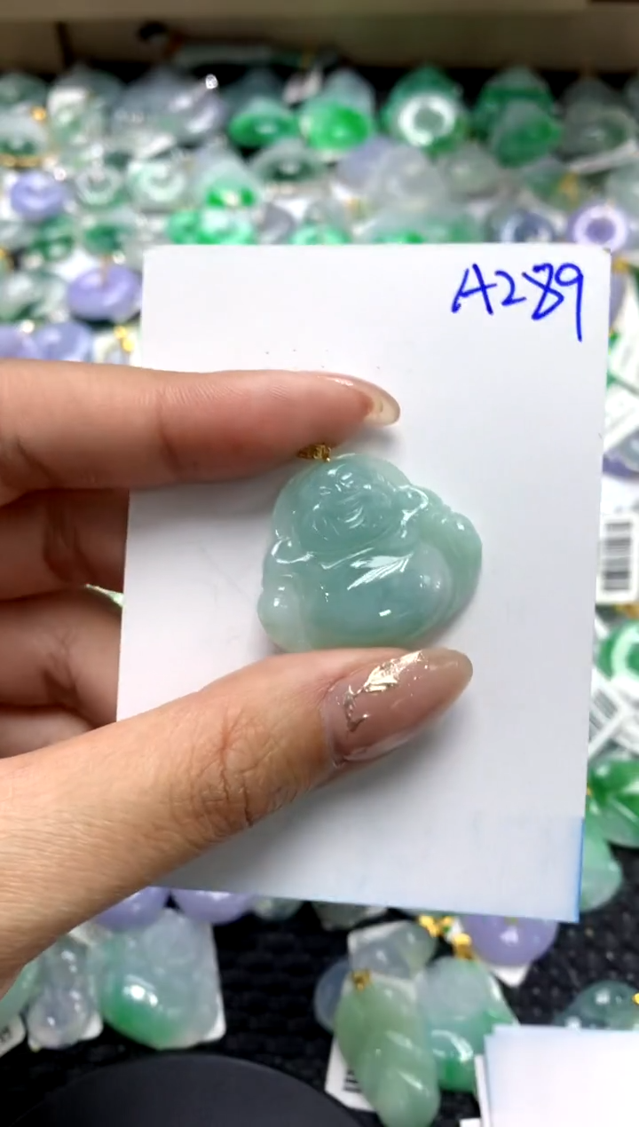 【闪购商品】翡翠颈饰18K金镶嵌111111111