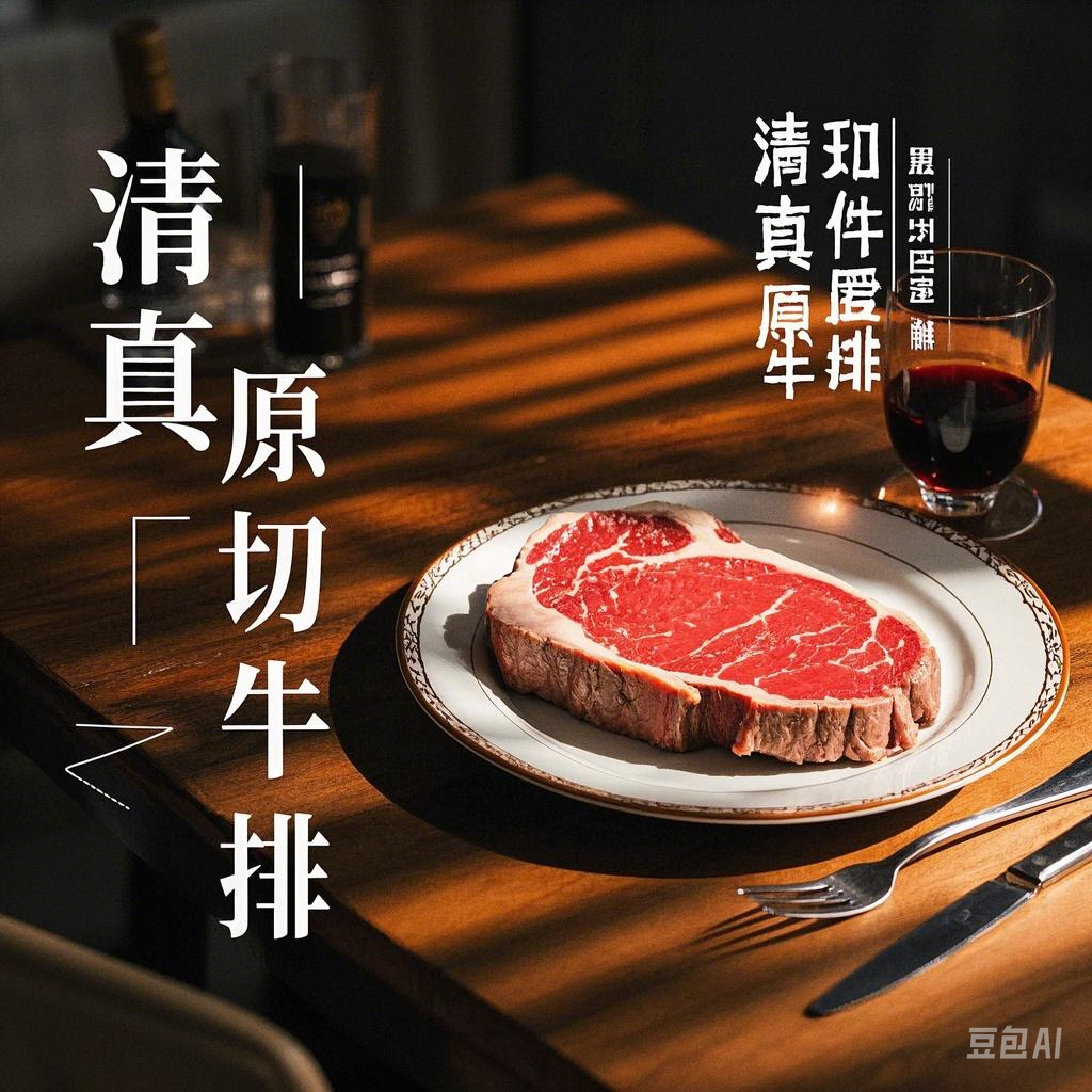 清真实体店自制新鲜原切眼肉牛排2斤起拍煎牛排原切大块