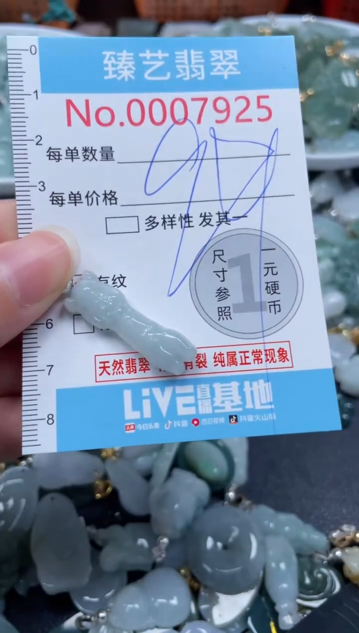 颈饰未镶嵌翡翠7925