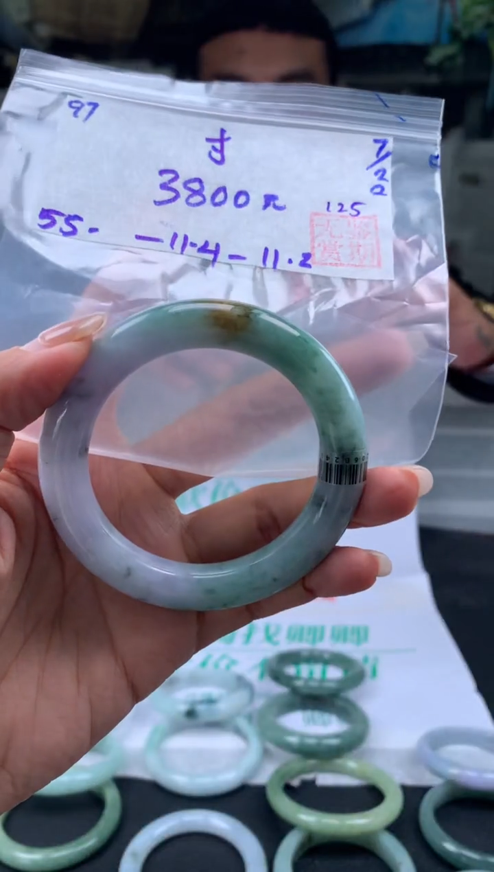 【闪购商品】翡翠手镯未镶嵌翡翠手镯 下单联系小耳机#97