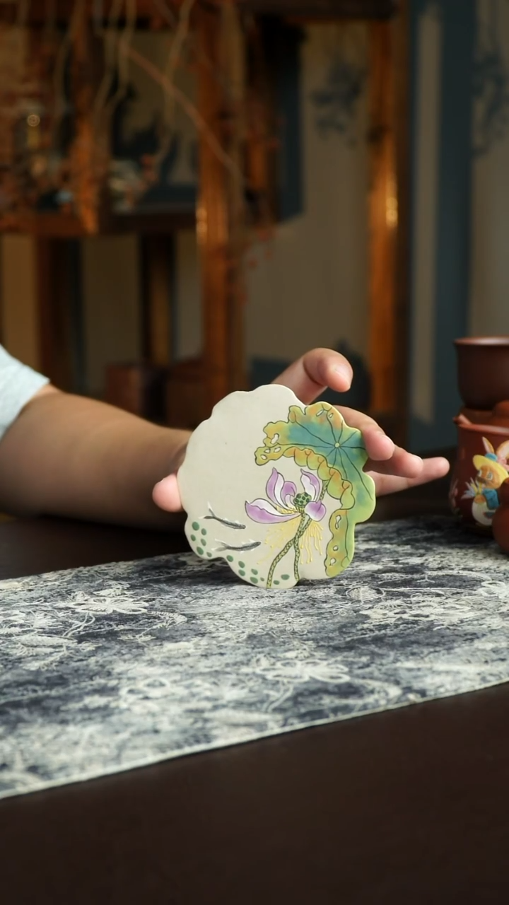 茶杯紫砂14号宜兴紫砂原矿作品壶承