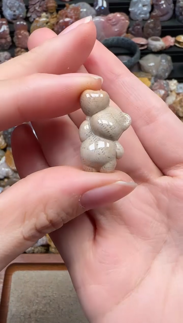 颈饰未镶嵌硅化珊瑚（珊瑚玉）755
