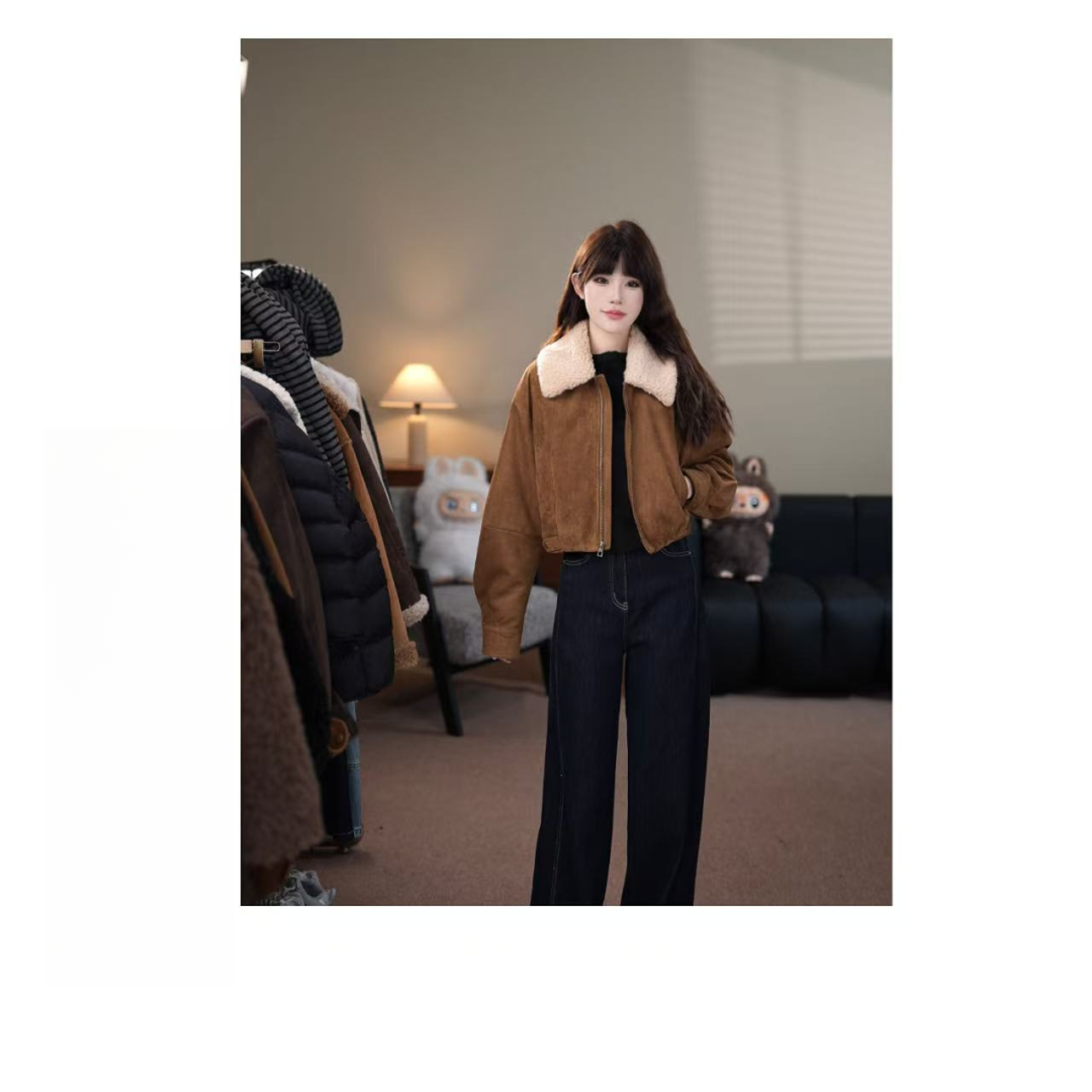 XIAOAI【真羊毛90白鸭绒】2025冬季新款高级毛领羽绒服 A300621