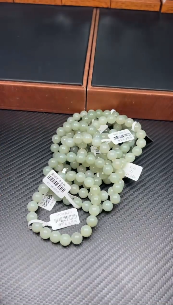 未镶嵌手串和田玉且末微色差近矿卡10多样性发货拍一发一MH