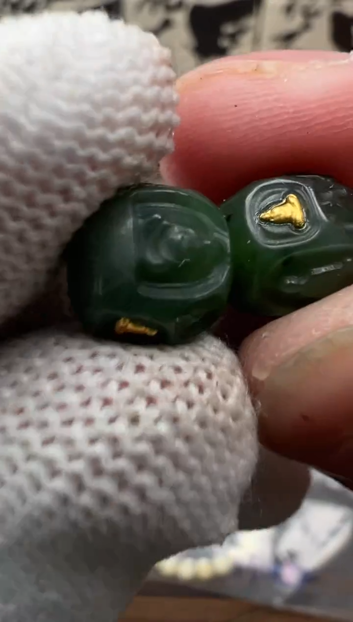 【闪购商品】和田玉（碧玉）挂件未镶嵌碧玉手串