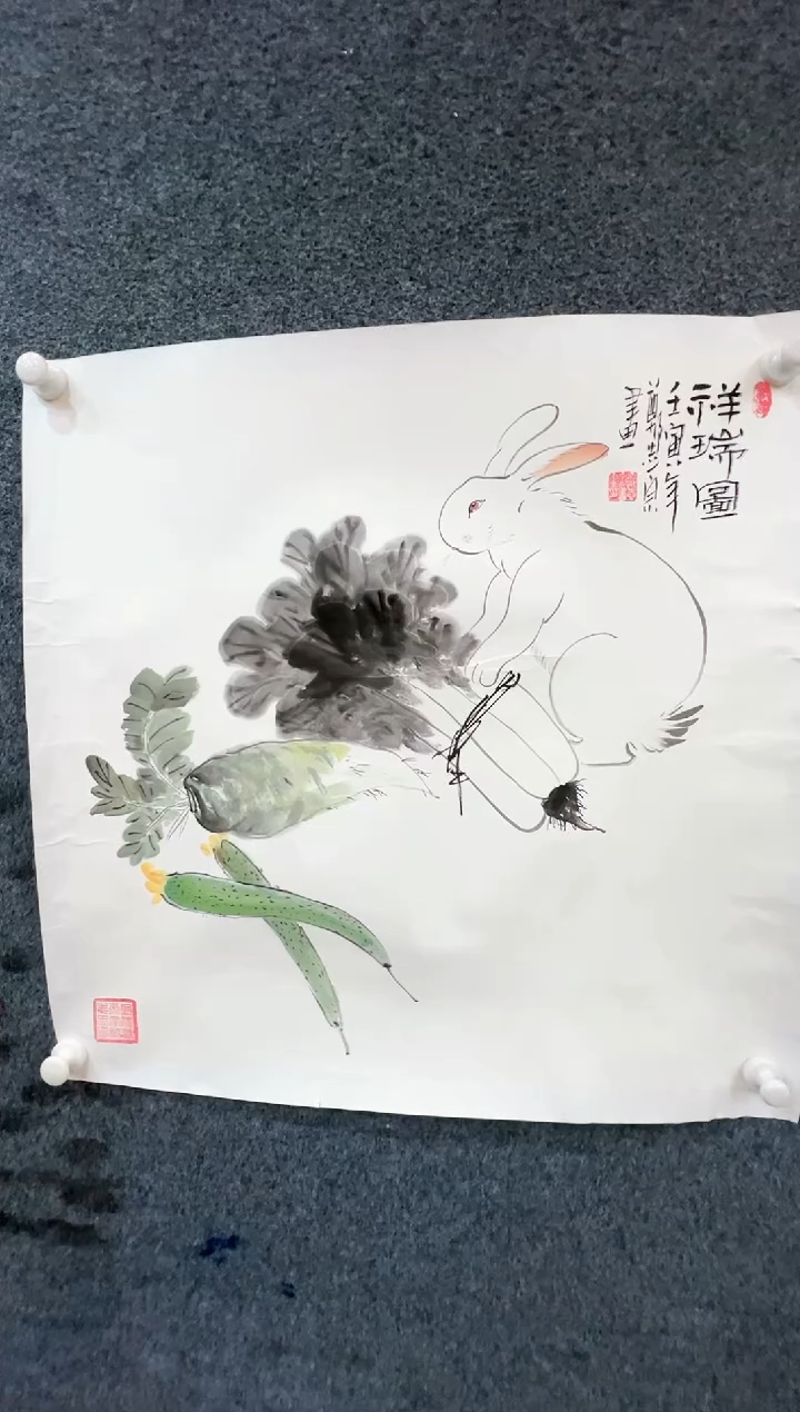 【闪购商品】国画1.25-郑志宗-68斗方-067