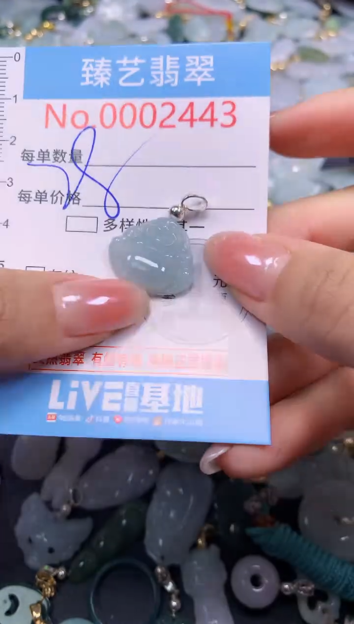 颈饰未镶嵌翡翠2443
