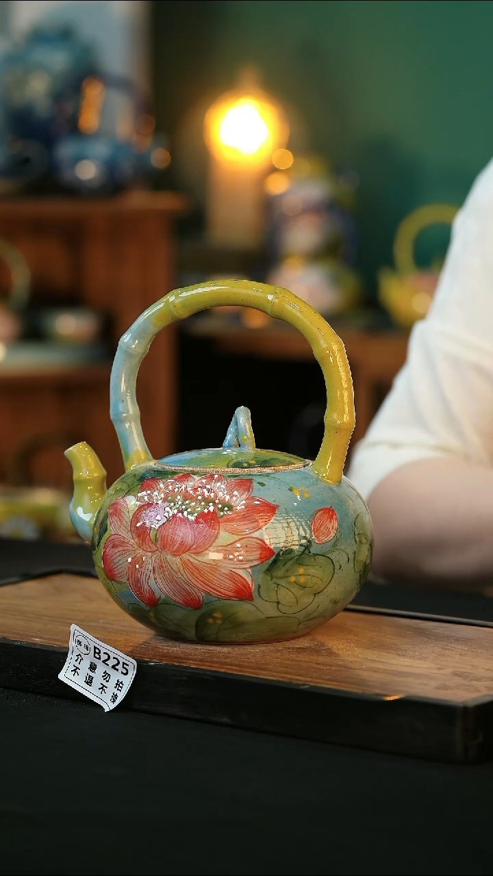 杯手绘心瓷陶瓷浮力