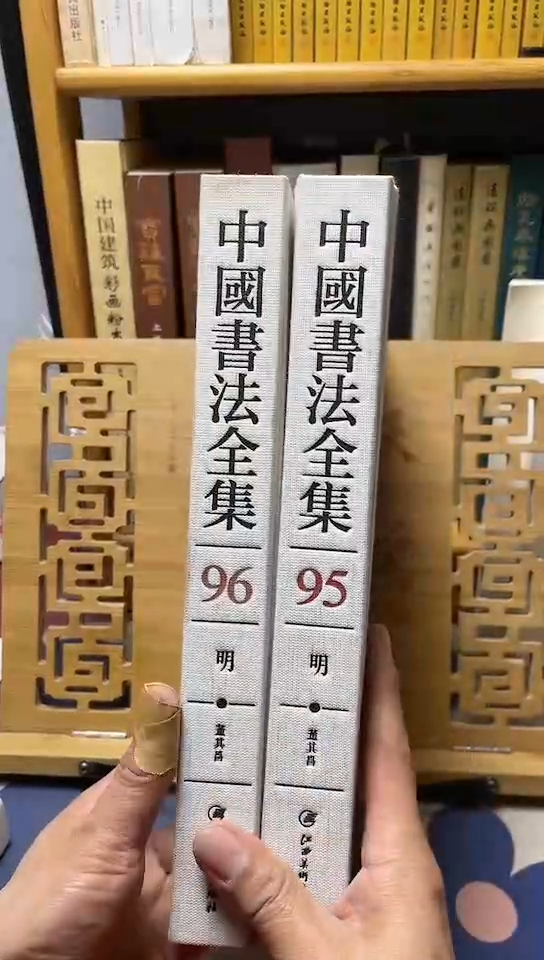 中国书法全集95.96董其昌共2本