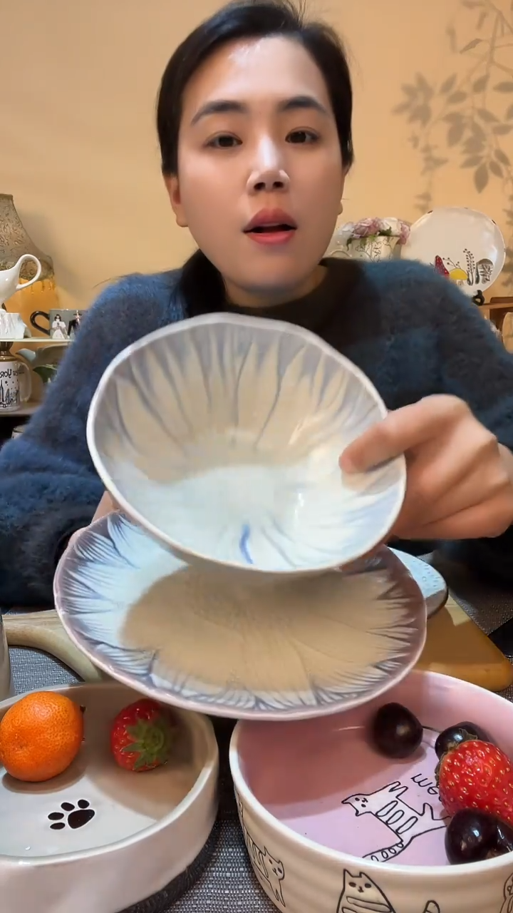 【闪购商品】瓷片瑕疵款 盘异形碗 介意勿拍