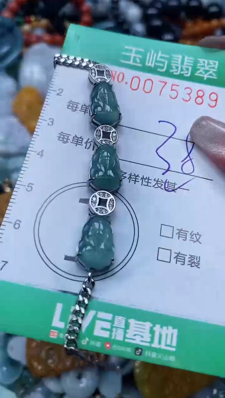 【闪购商品】翡翠颈饰未镶嵌闪购0075389多样性发其一