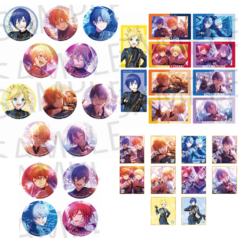 世界计划 PJSK x ES联动 EP小卡吧唧徽章色纸贴纸 盲盒代拆