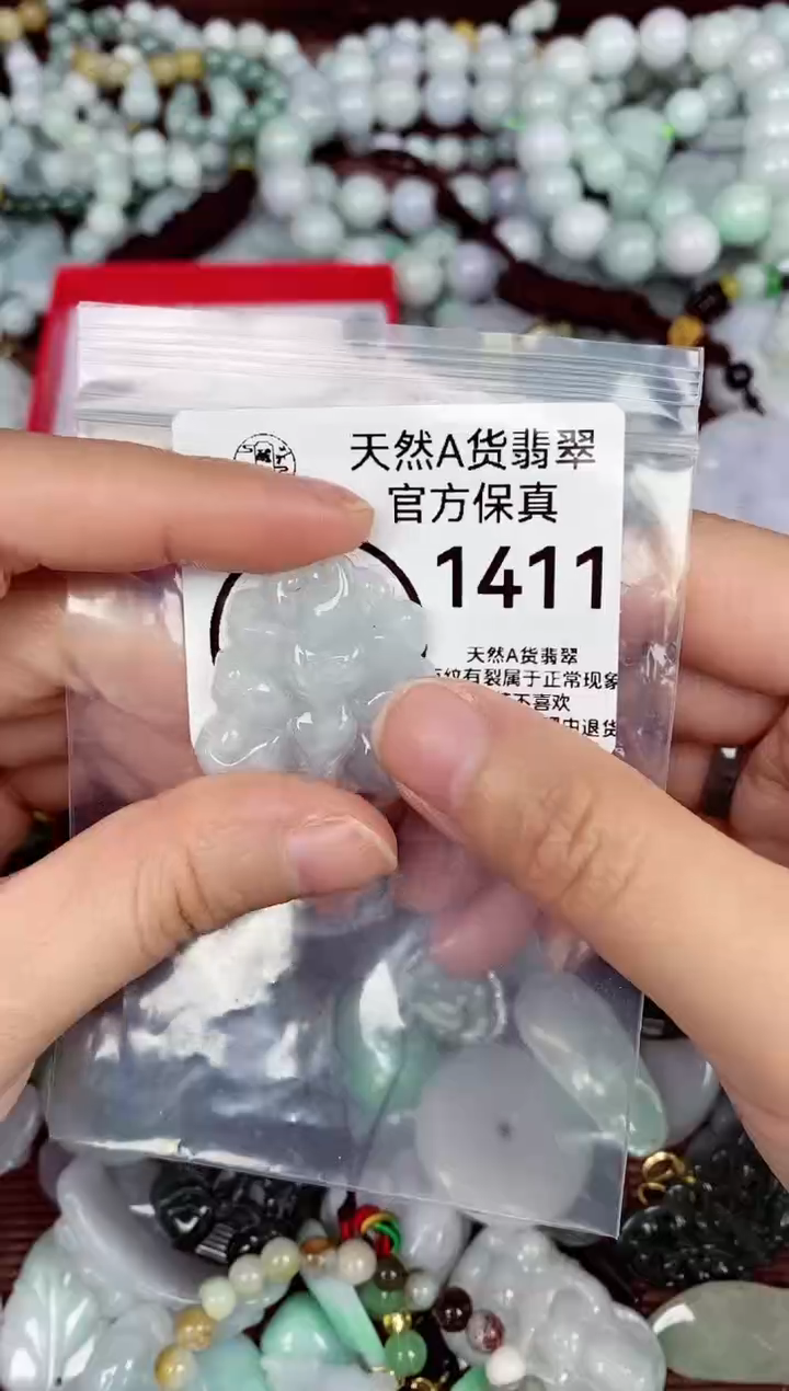 【闪购商品】翡翠颈饰未镶嵌天然A货翡翠1411