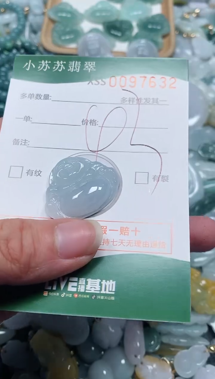 【闪购商品】翡翠颈饰未镶嵌闪购商品0097632