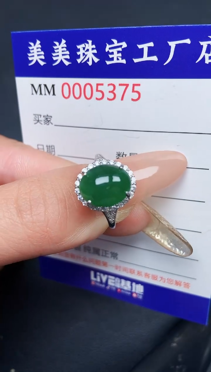 【闪购商品】翡翠颈饰银S925镶嵌5375