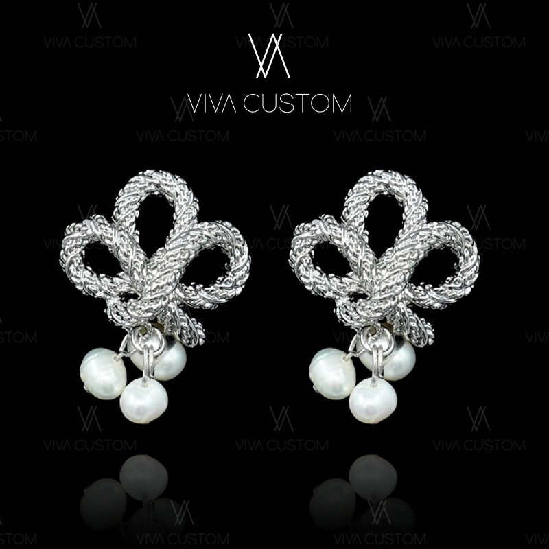 （精工系列）经典意式小众温柔绳结耳钉