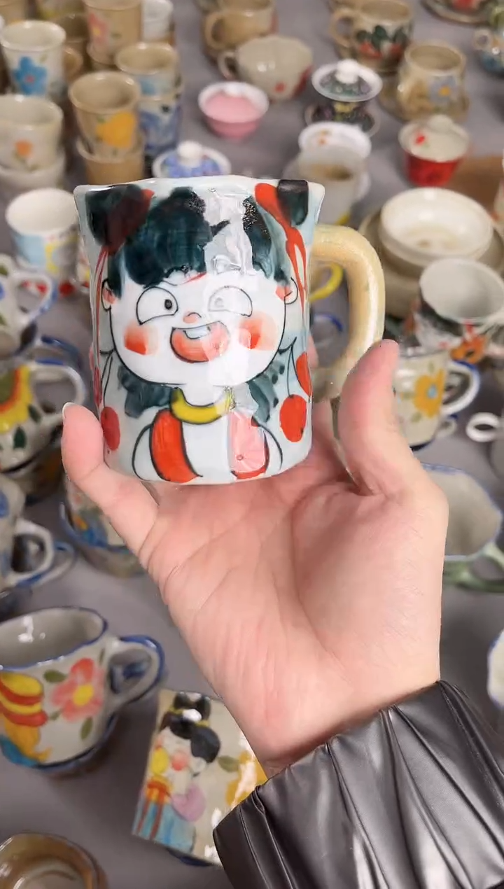 【闪购商品】瓷片景德镇手绘高温釉下彩陶瓷