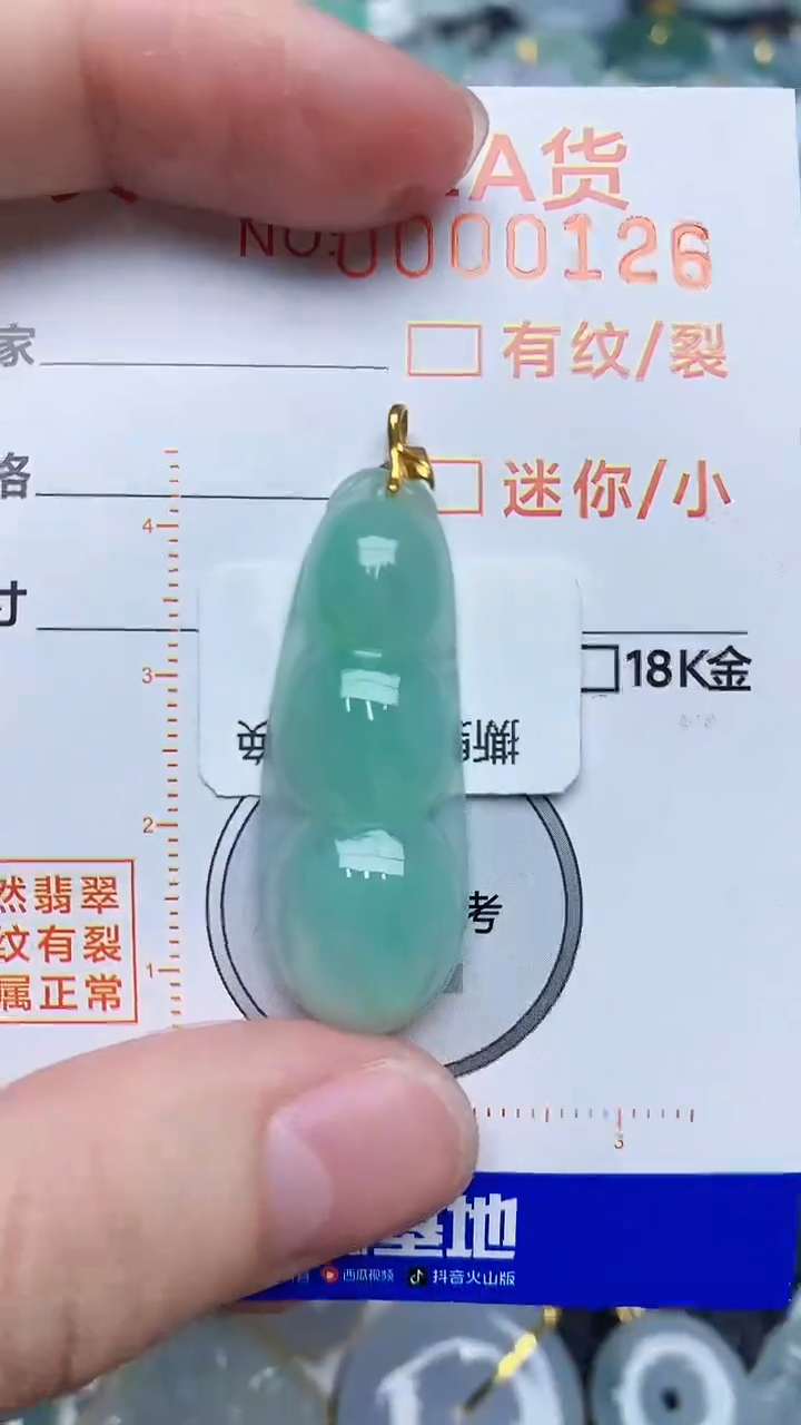 【闪购商品】翡翠颈饰18K金镶嵌868767867