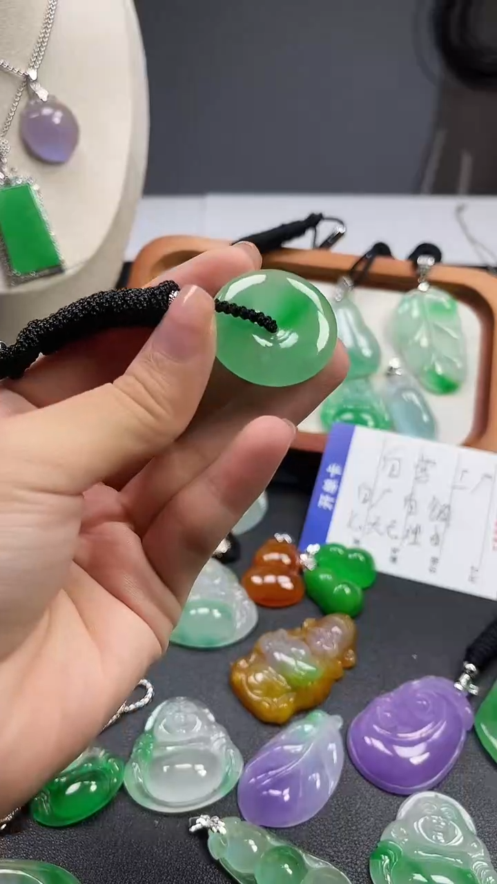 颈饰未镶嵌翡翠  所见即所得 一图一物