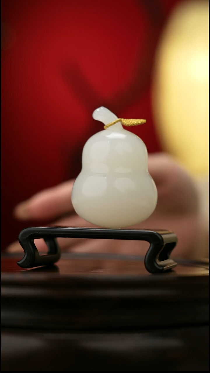 玉【梨形葫芦】天然玉石手把件