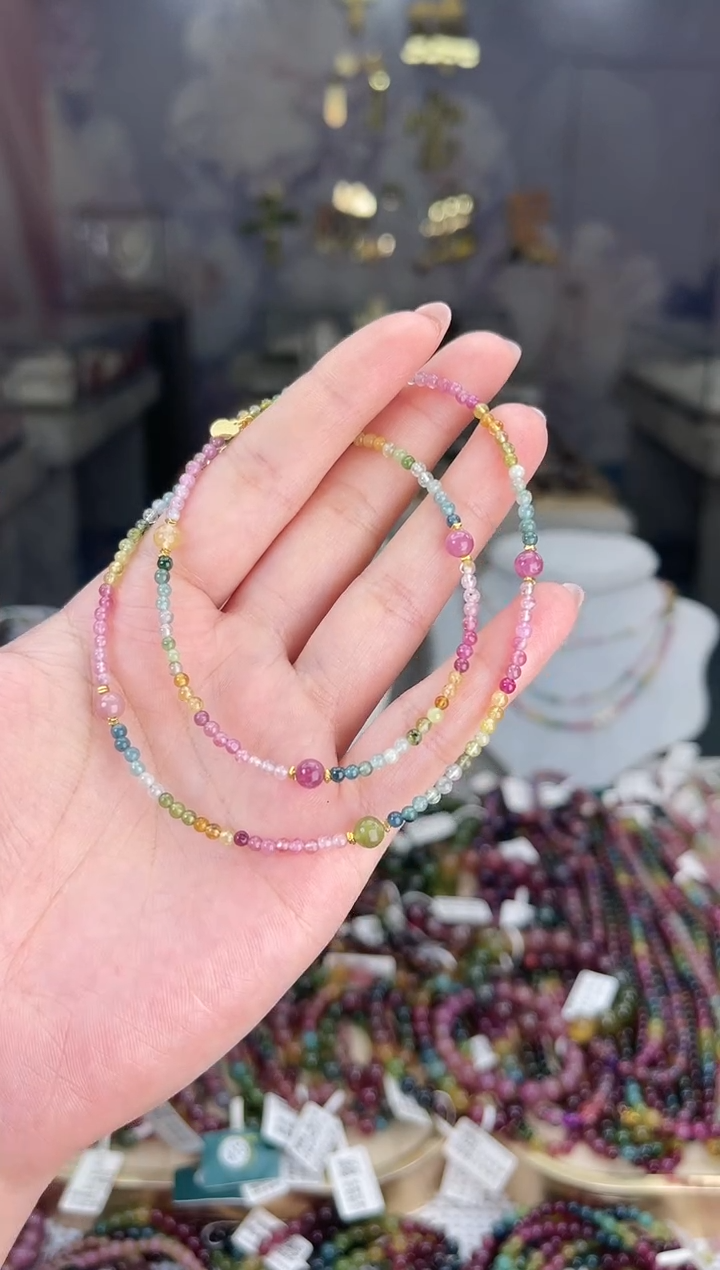 【闪购商品】碧玺/未镶嵌碧玺多圈多样性发货