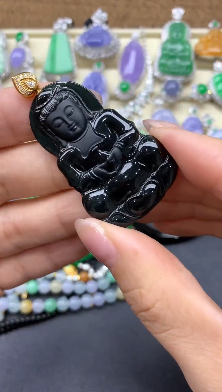 【闪购商品】翡翠颈饰18K金镶嵌462-中国好珍宝