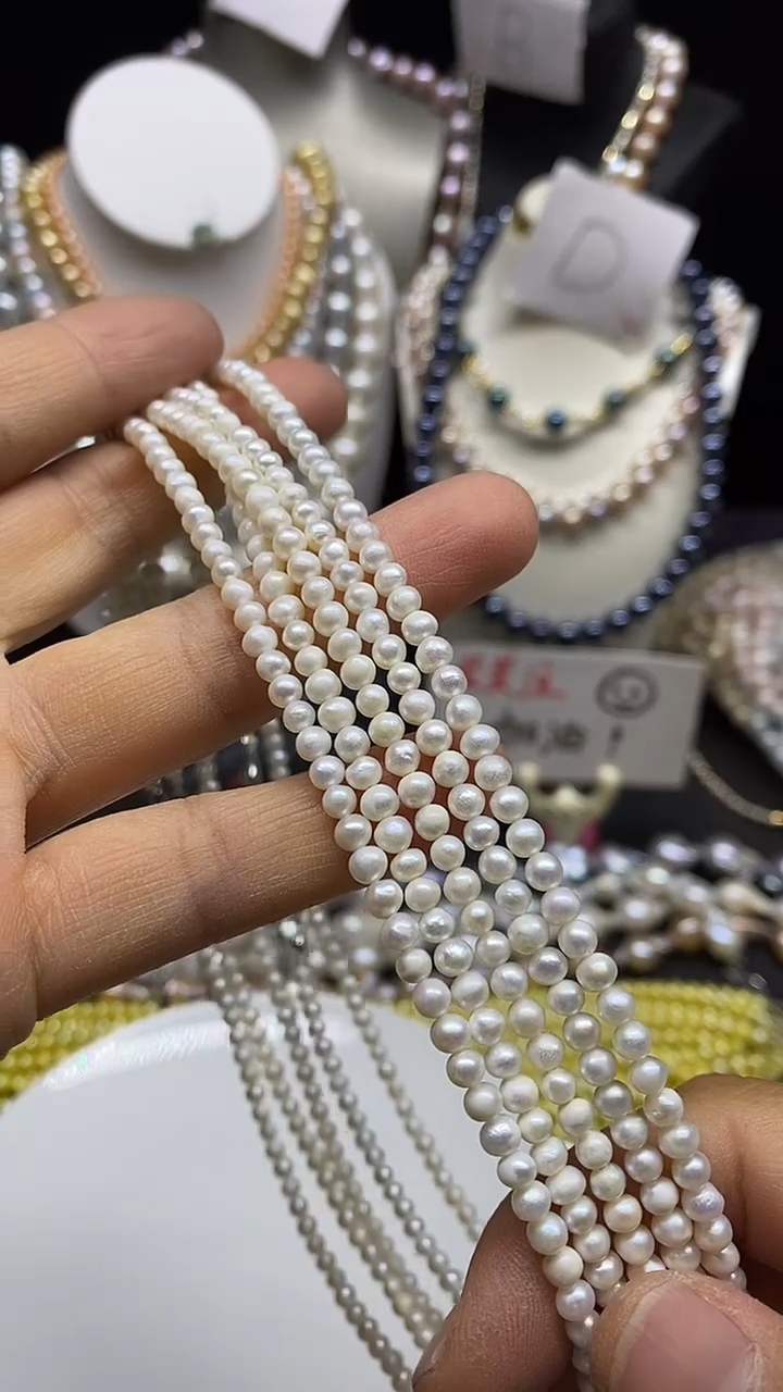 淡水珍珠未镶嵌颈饰多人