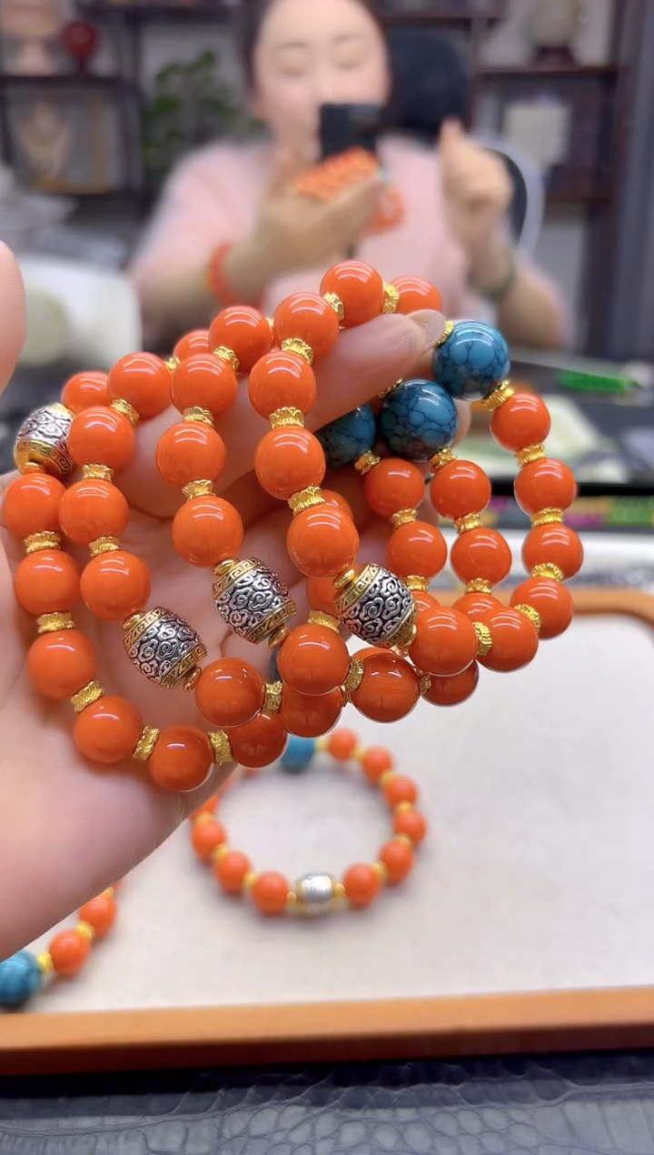 银S925镶嵌手链玛瑙/玉髓DIY款S982